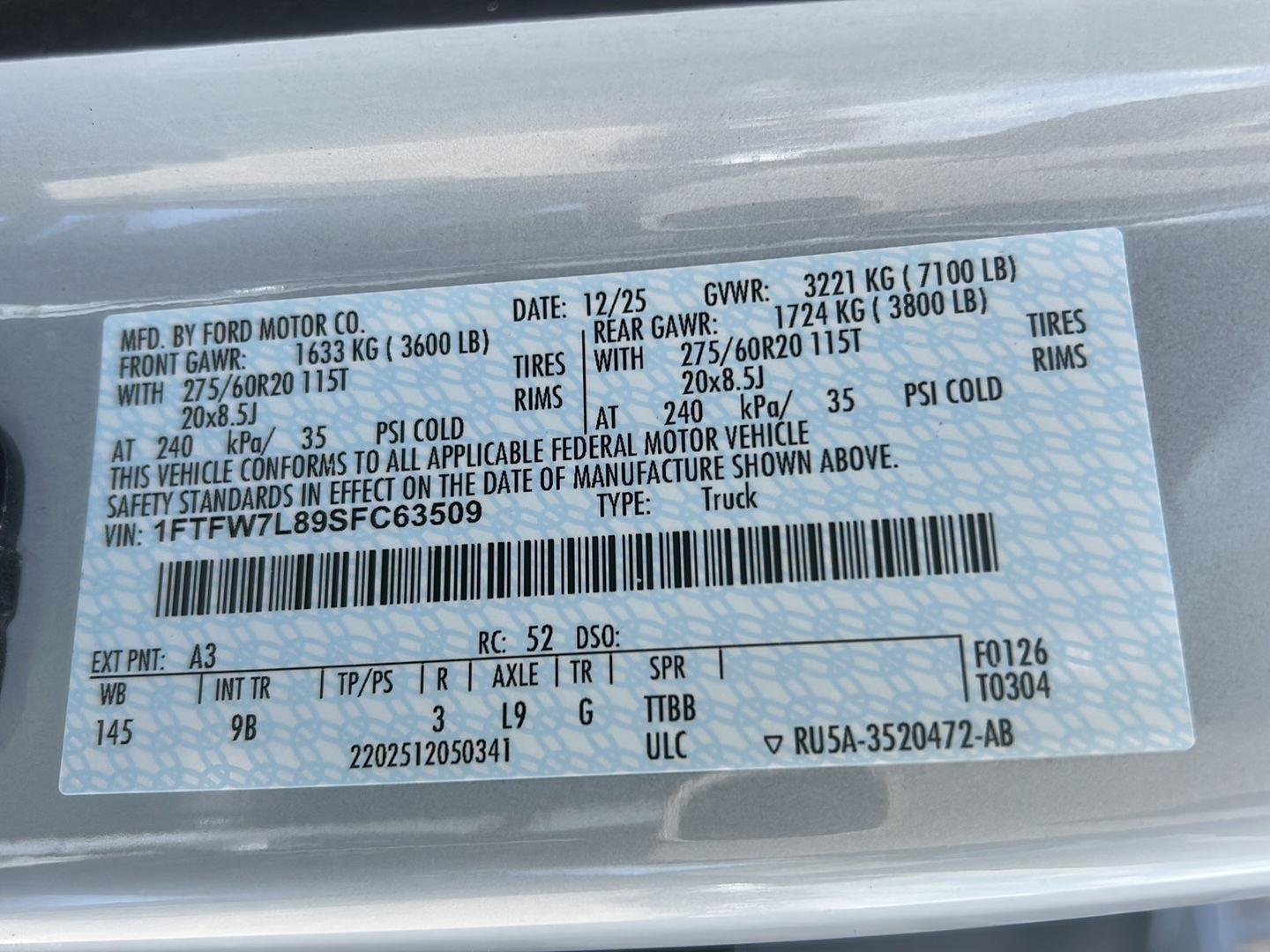 Used 2025 Space White Ford Platinum image 39
