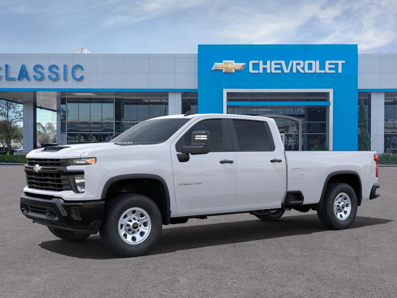 2025 Chevrolet Silverado 2500 HD WT White at Classic Elite Chevrolet Sugar Land