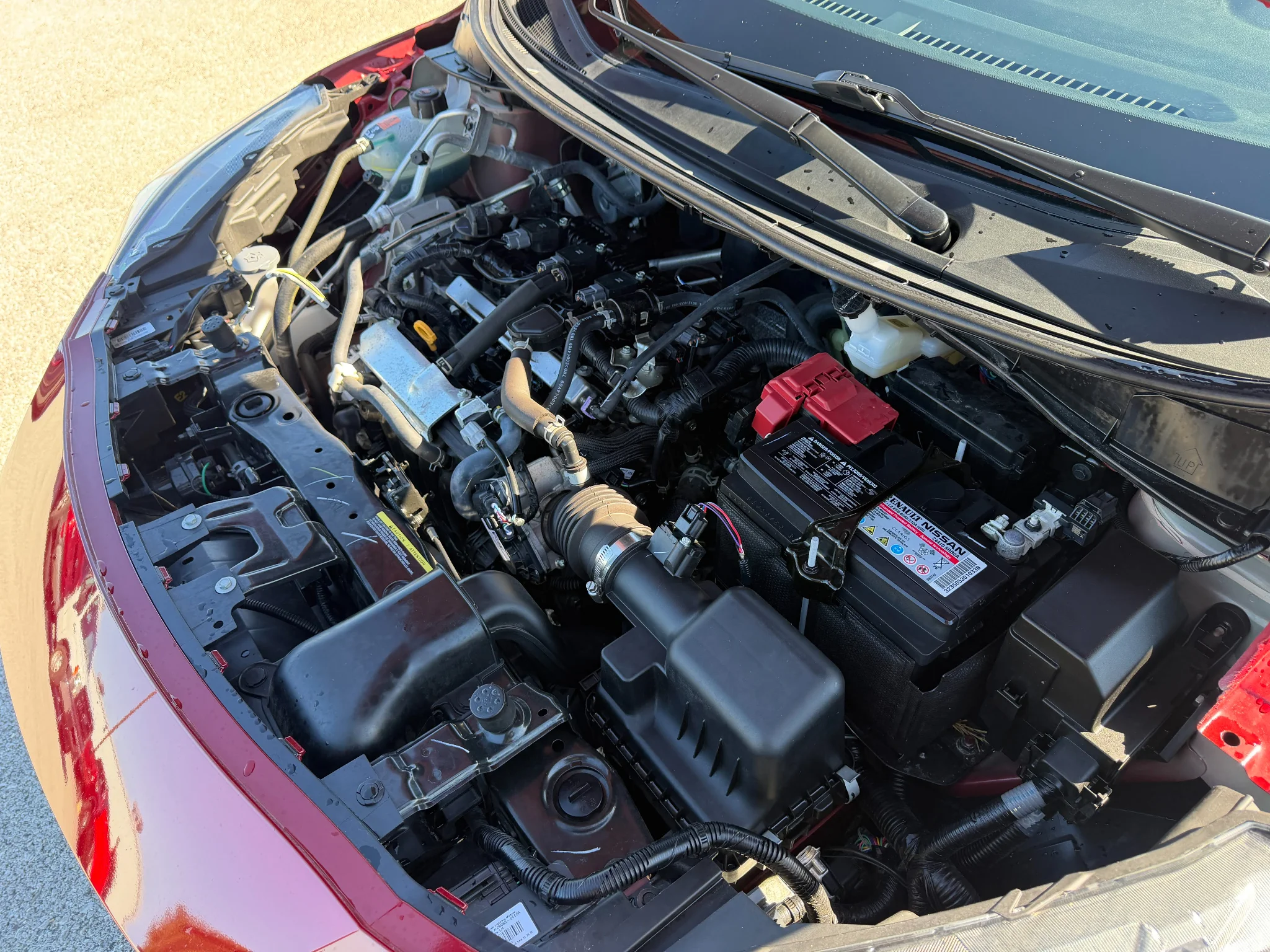 Used 2025 Scarlet Ember Tintcoat Nissan SV image 25