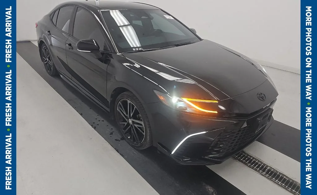 Used 2025 Black Toyota XSE image 1