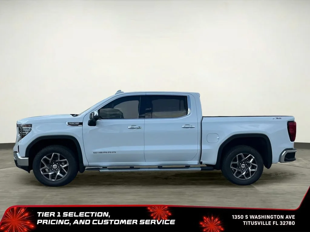 New 2026 Glacier White Tricoat GMC SLT image 3