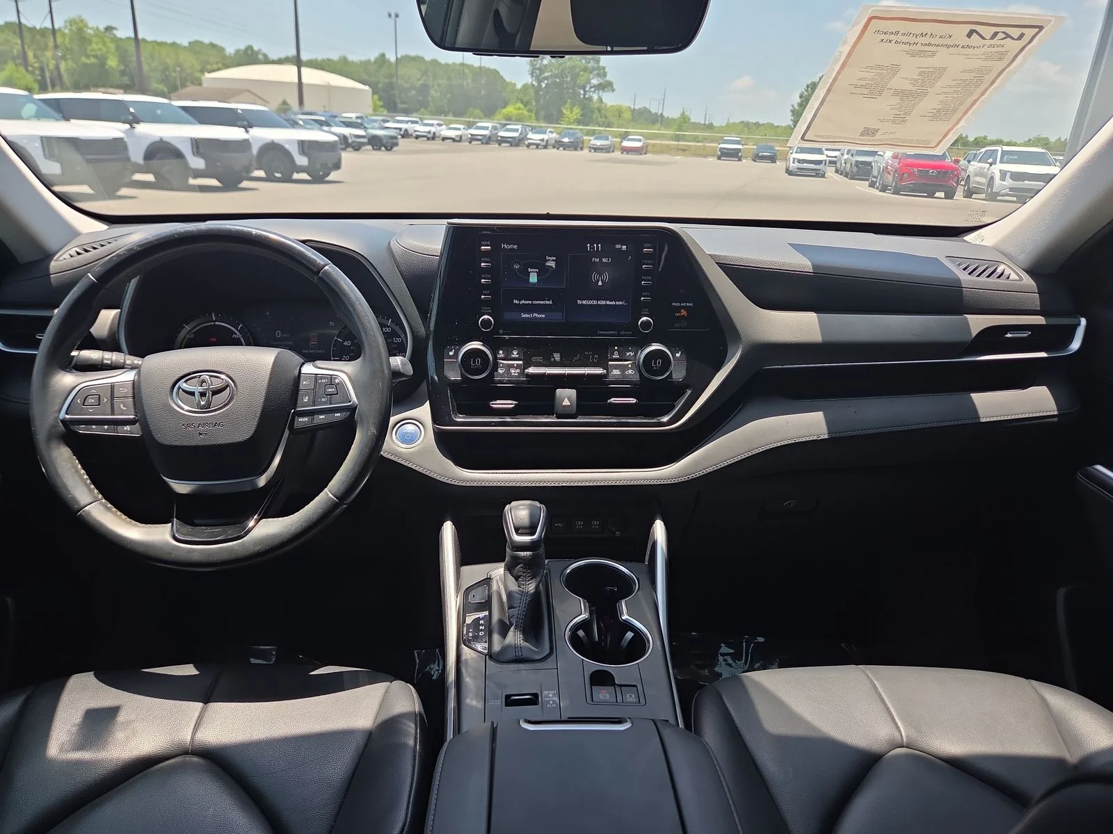 Used 2020 Midnight Black Metallic Toyota XLE image 13