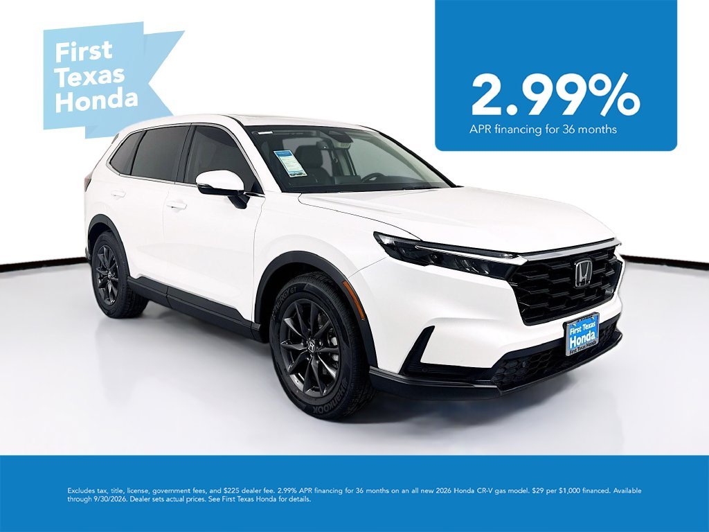 New 2026 Platinum White Pearl Honda EX-L image 1