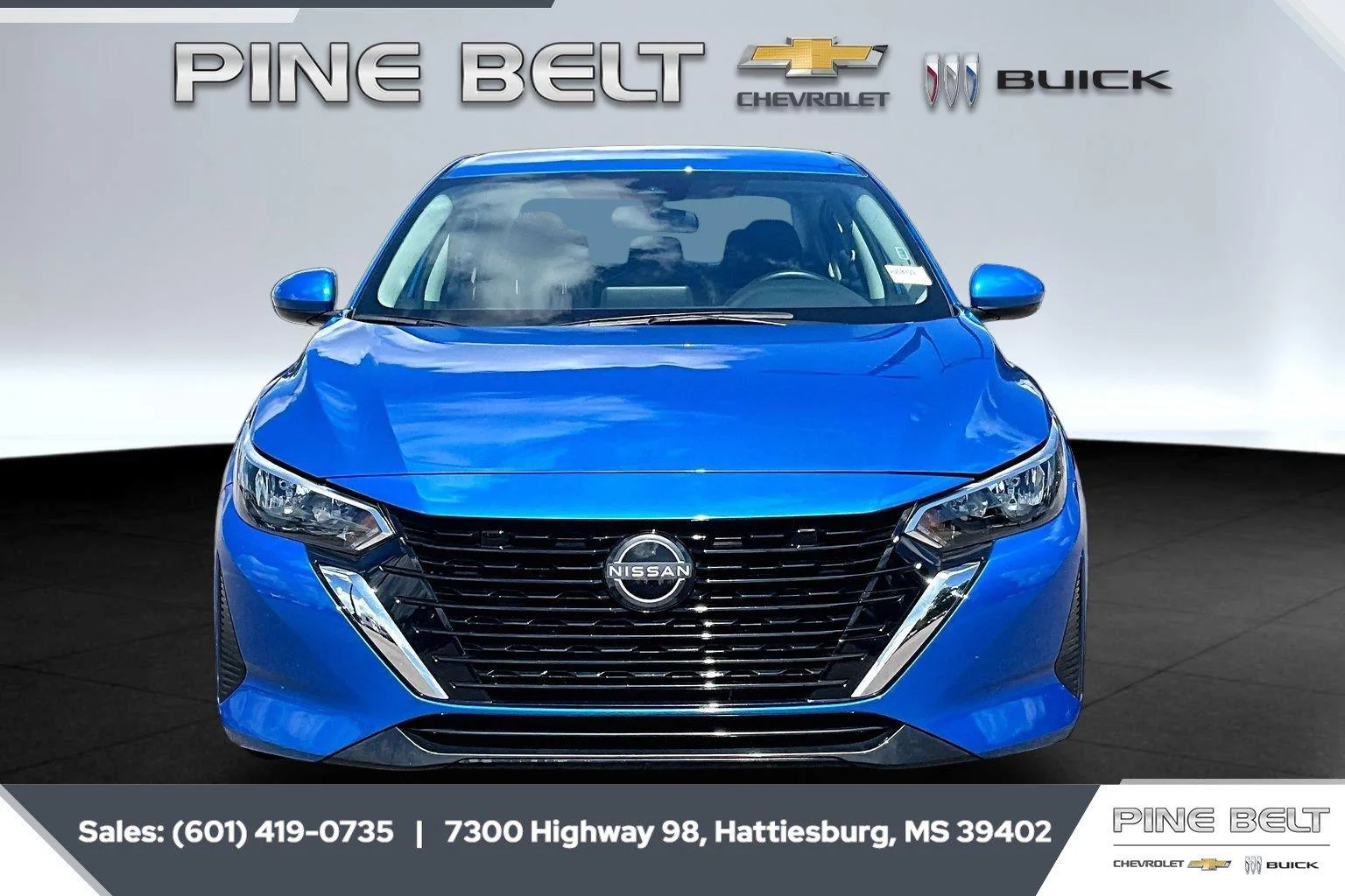 Used 2024 Electric Blue Metallic Nissan SV image 3