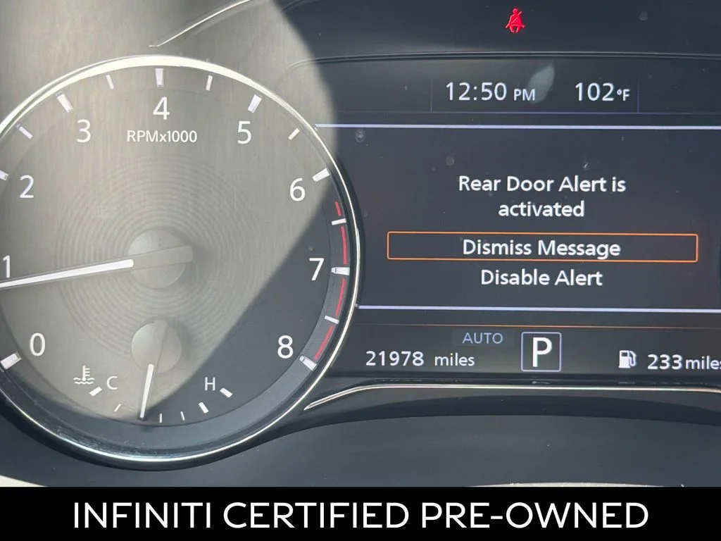 Certified Used 2023 Moonstone White INFINITI Sensory image 4