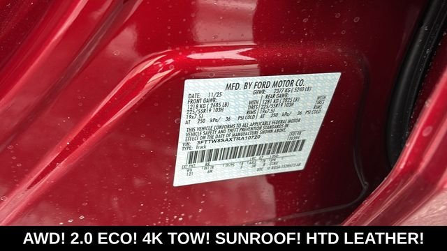 New 2026 Ruby Red Metallic Tinted Clearcoat Ford Lariat image 36