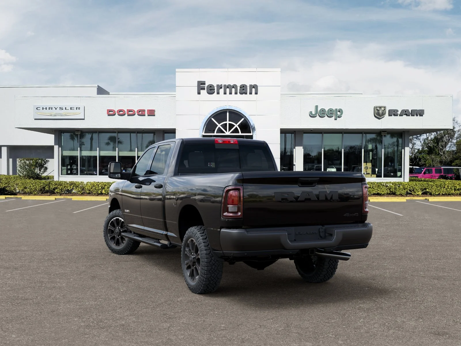 New 2026 Diamond Black Crystal Pearl-Coat Exterior Paint RAM Warlock image 34