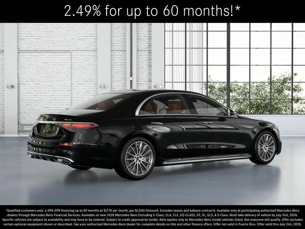 New 2026 Obsidian Black Metallic Mercedes-Benz S 580 image 62