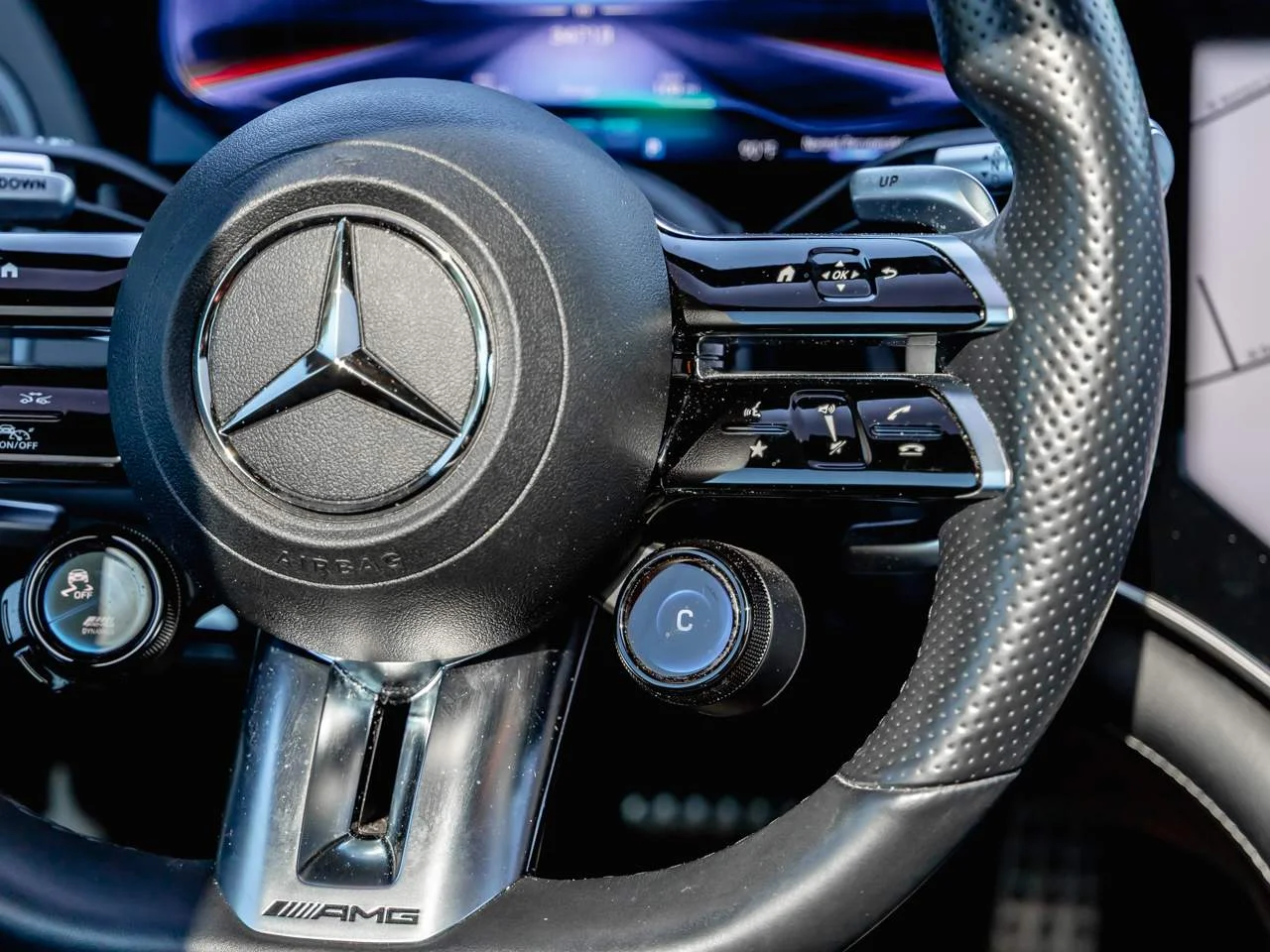 Used 2022 Obsidian Black Metallic Mercedes-Benz AMG® EQS image 19