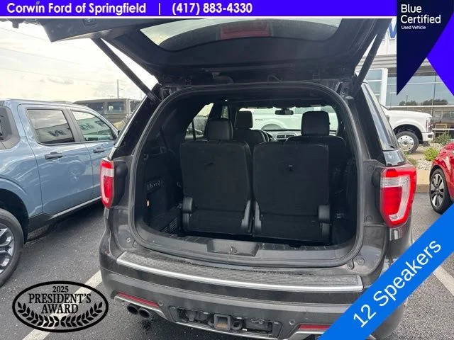 Certified Used 2019 Agate Black Metallic Ford Platinum image 10