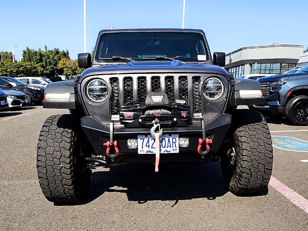 Used 2022 Gray Jeep Unlimited Rubicon 4xe image 2