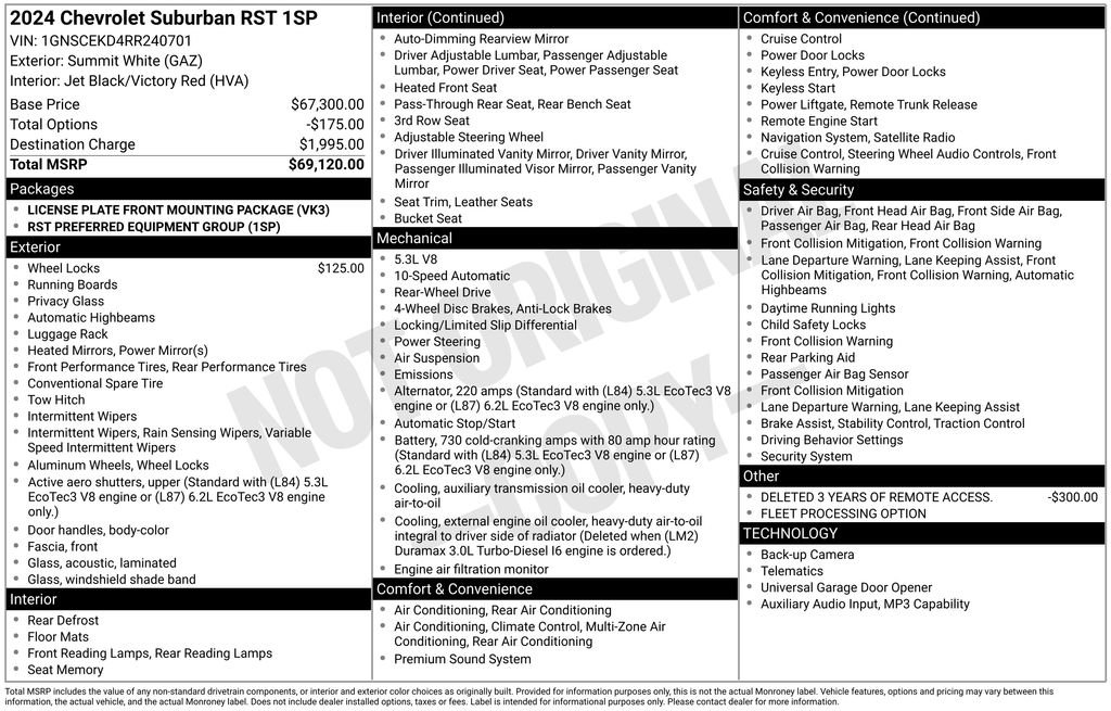 Used 2024 Summit White Chevrolet RST image 38