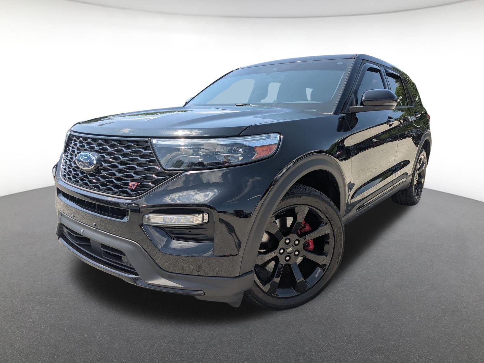 Used 2024 Agate Black Metallic Ford ST image 1
