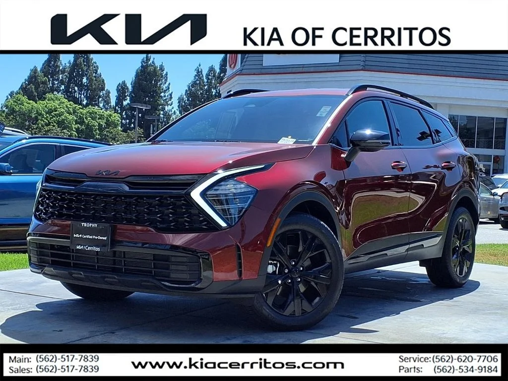 Certified Used 2025 Red Kia X-Line image 1
