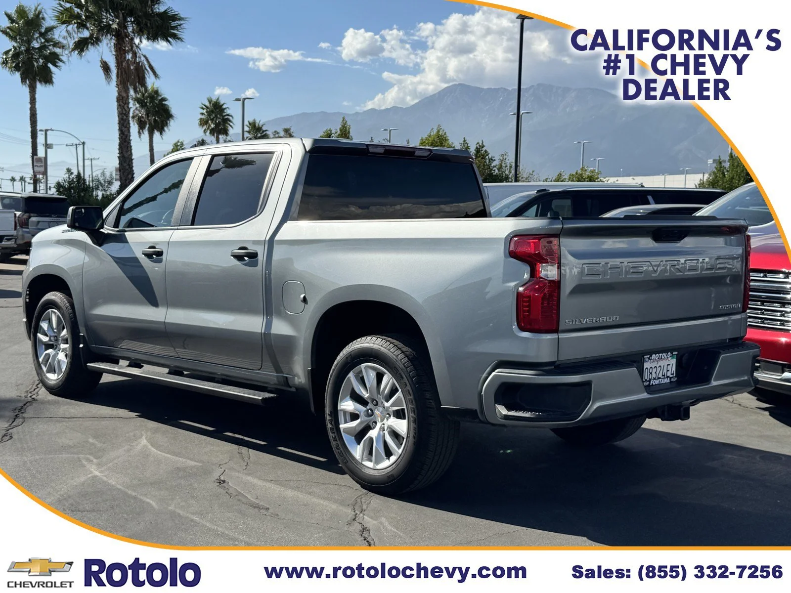 Used 2025 Sterling Gray Metallic Chevrolet Custom image 4