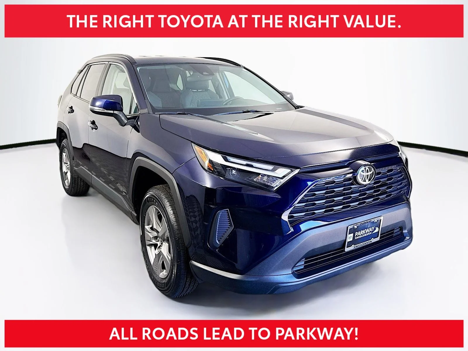 Certified Used 2024 Blue Toyota XLE image 1