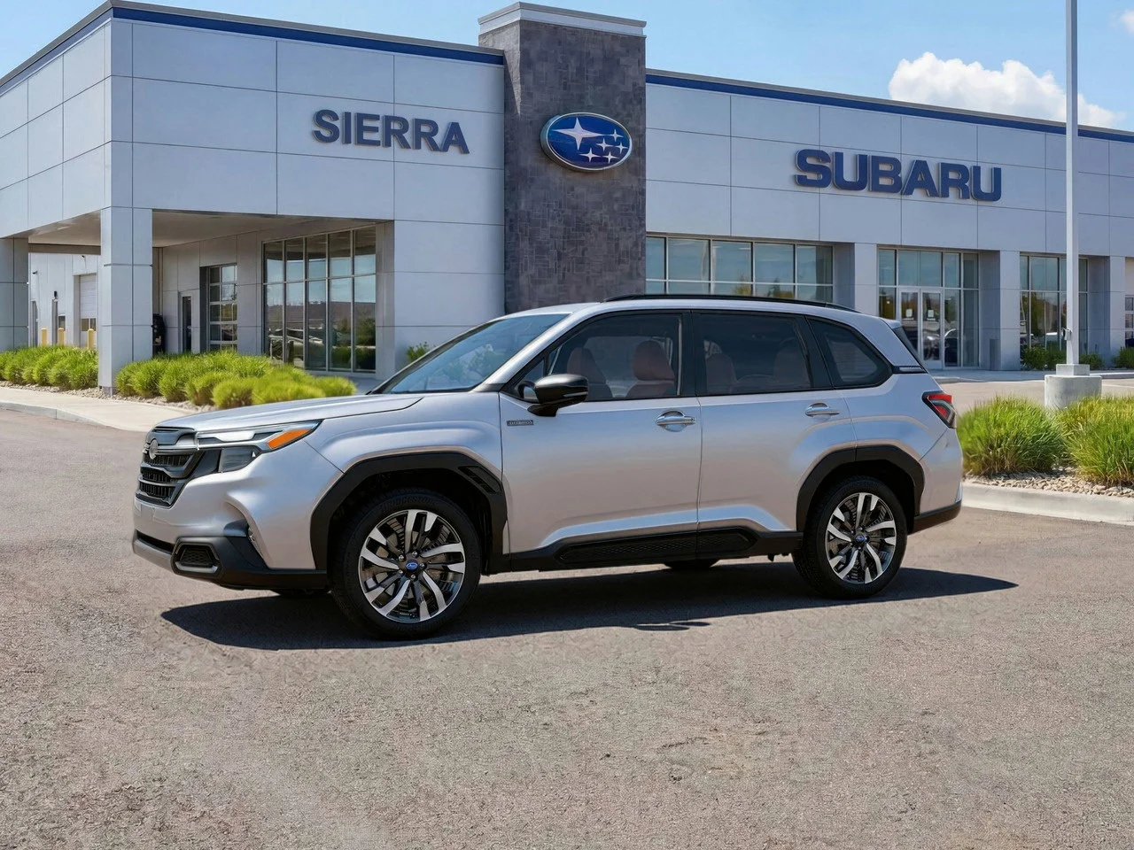 New 2026 Ice Silver Metallic Subaru Touring Hybrid image 2