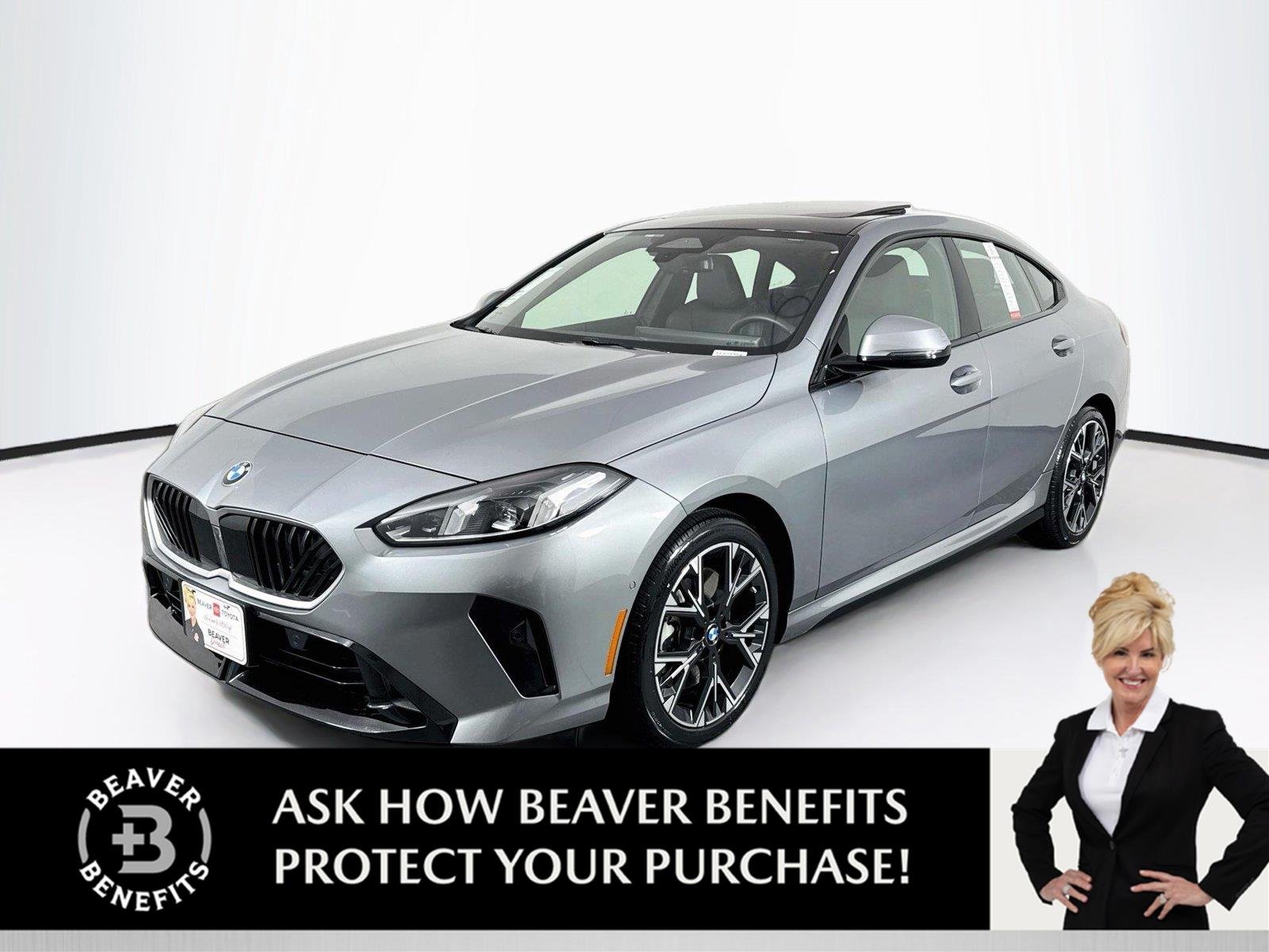 Used 2025 Skyscraper Grey Metallic BMW 228 xDrive image 1