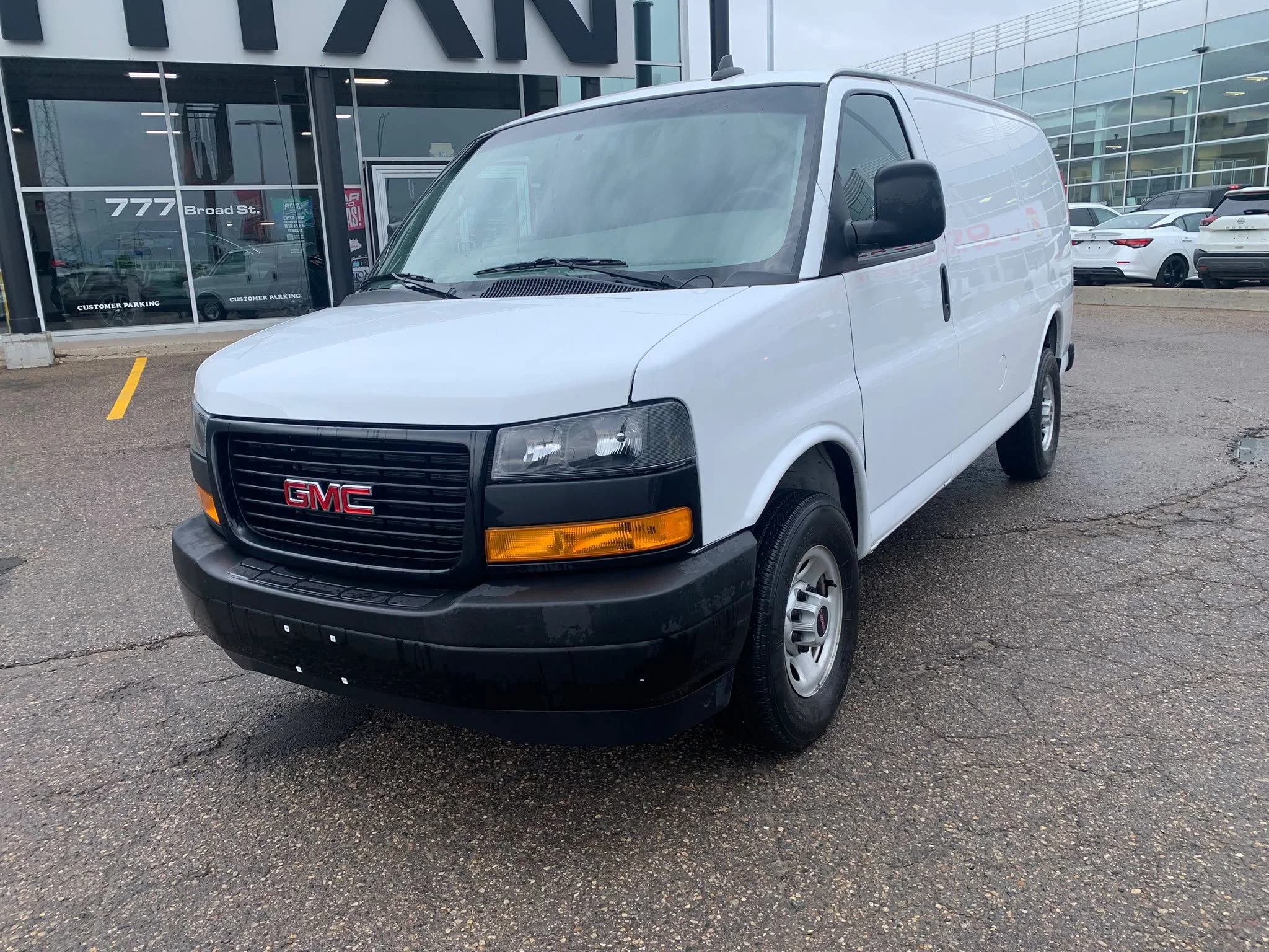 Certified Used 2023 Summit White GMC Cargo*135 | Summit White | Rubber Lined Flooring | Htd Mirrors | 239.4 cuft Capacity image 3