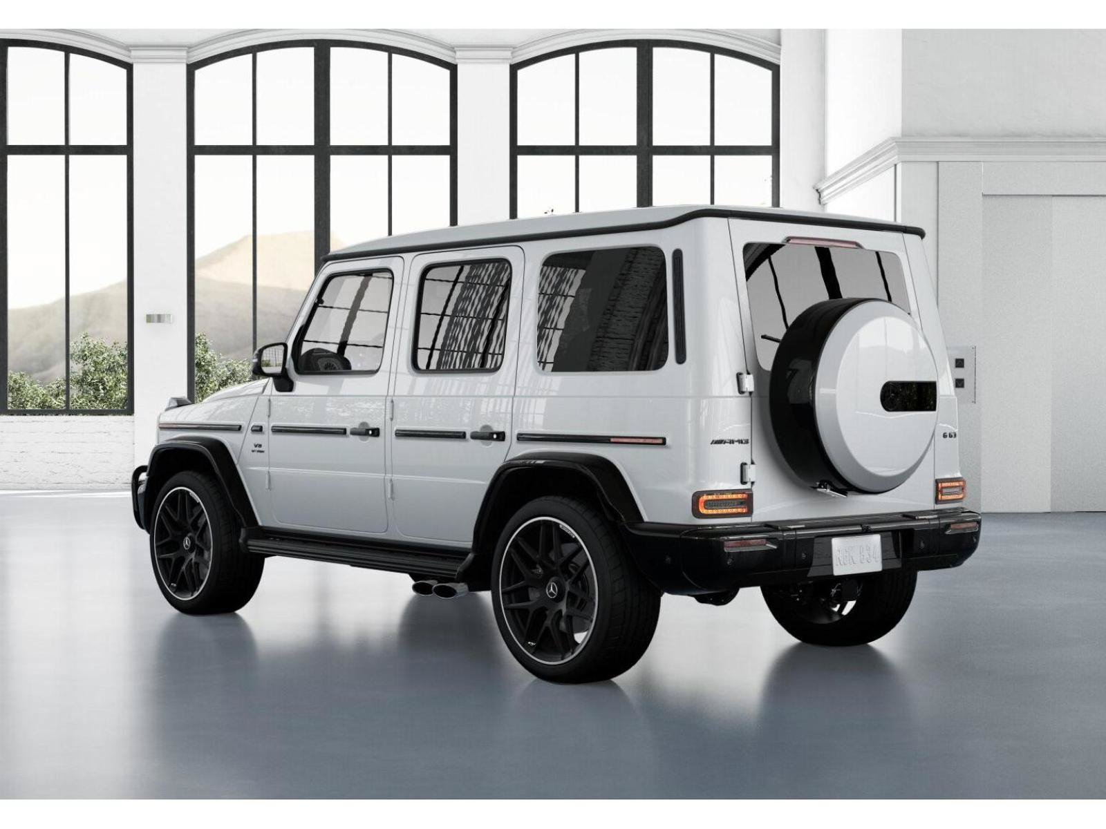 New 2026 MANUFAKTUR Moonlight White Metallic Mercedes-Benz AMG® G 63 SUV image 44