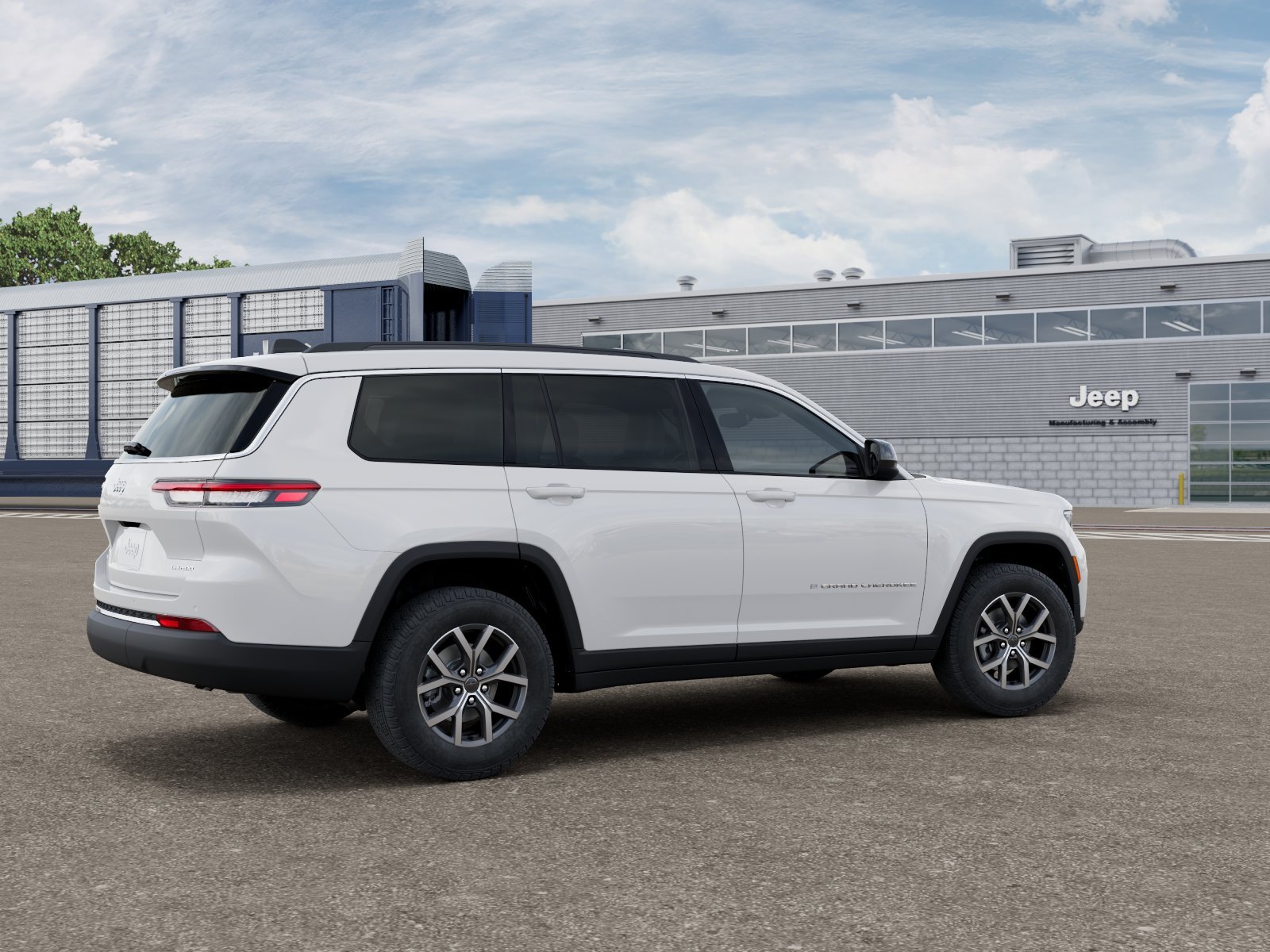 New 2027 Bright White Clear-Coat Paint Jeep Laredo image 2