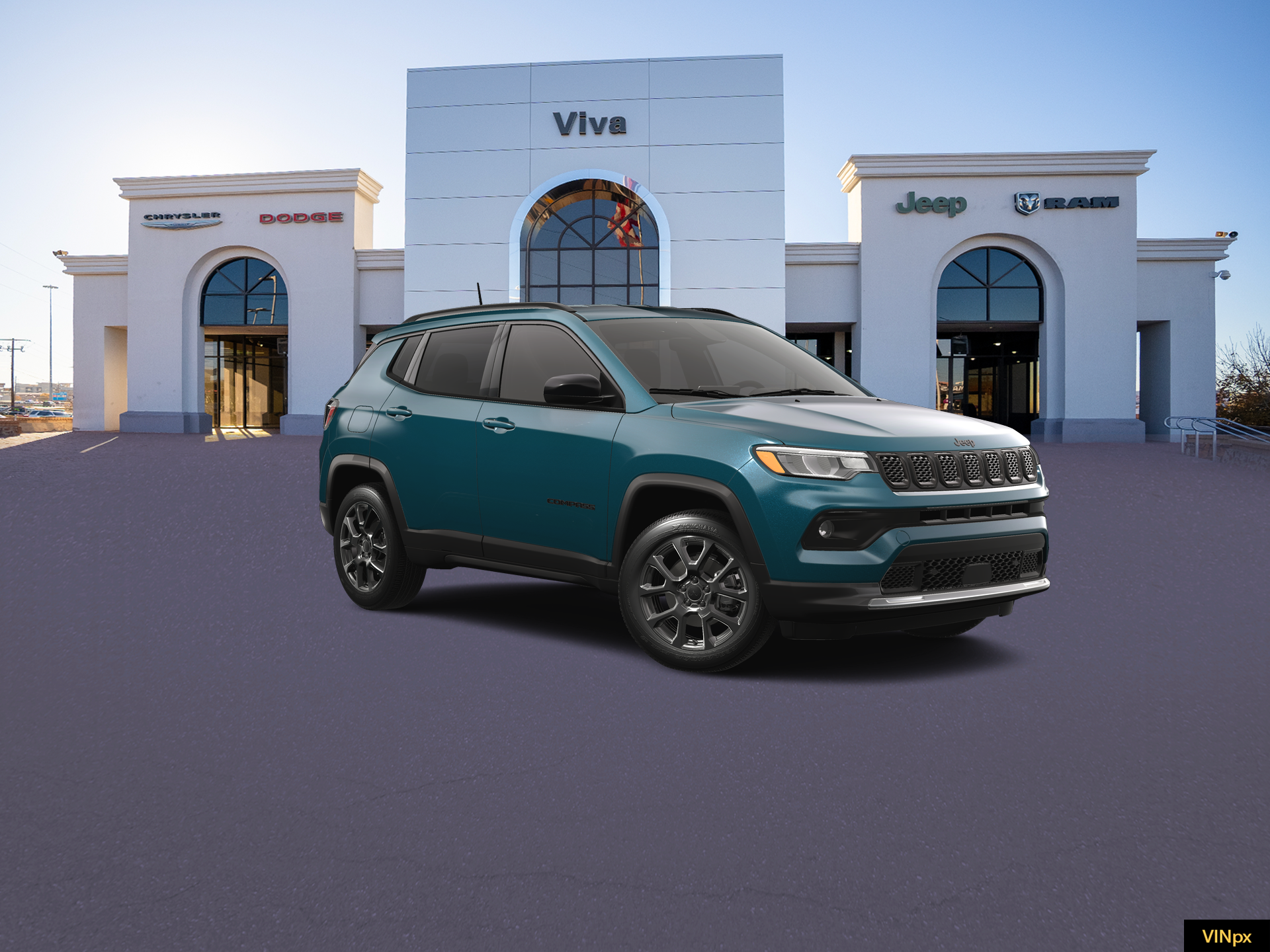 New 2026 Fathom Blue Pearl-Coat Exterior Paint Jeep Latitude image 23
