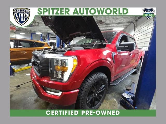 Used 2021 Red Ford XLT image 1