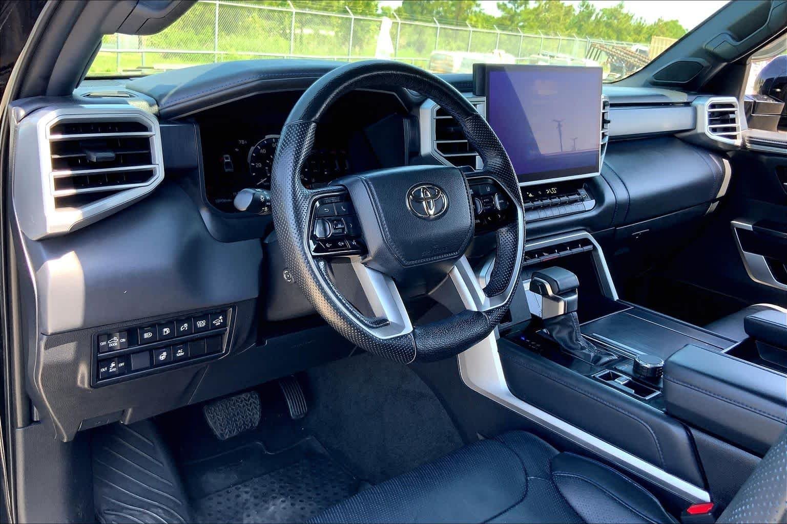 Used 2024 Midnight Black Metallic Toyota Platinum Hybrid image 17