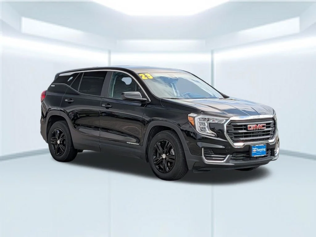 Used 2023 Black GMC SLE image 8