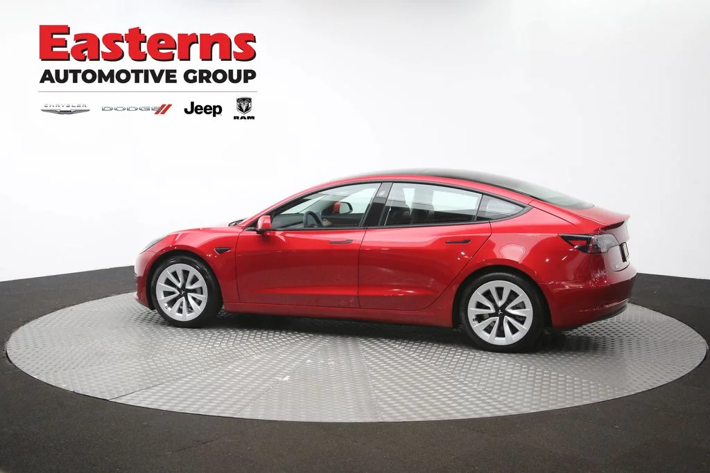 Used 2021 Red Tesla Standard Range Plus image 54