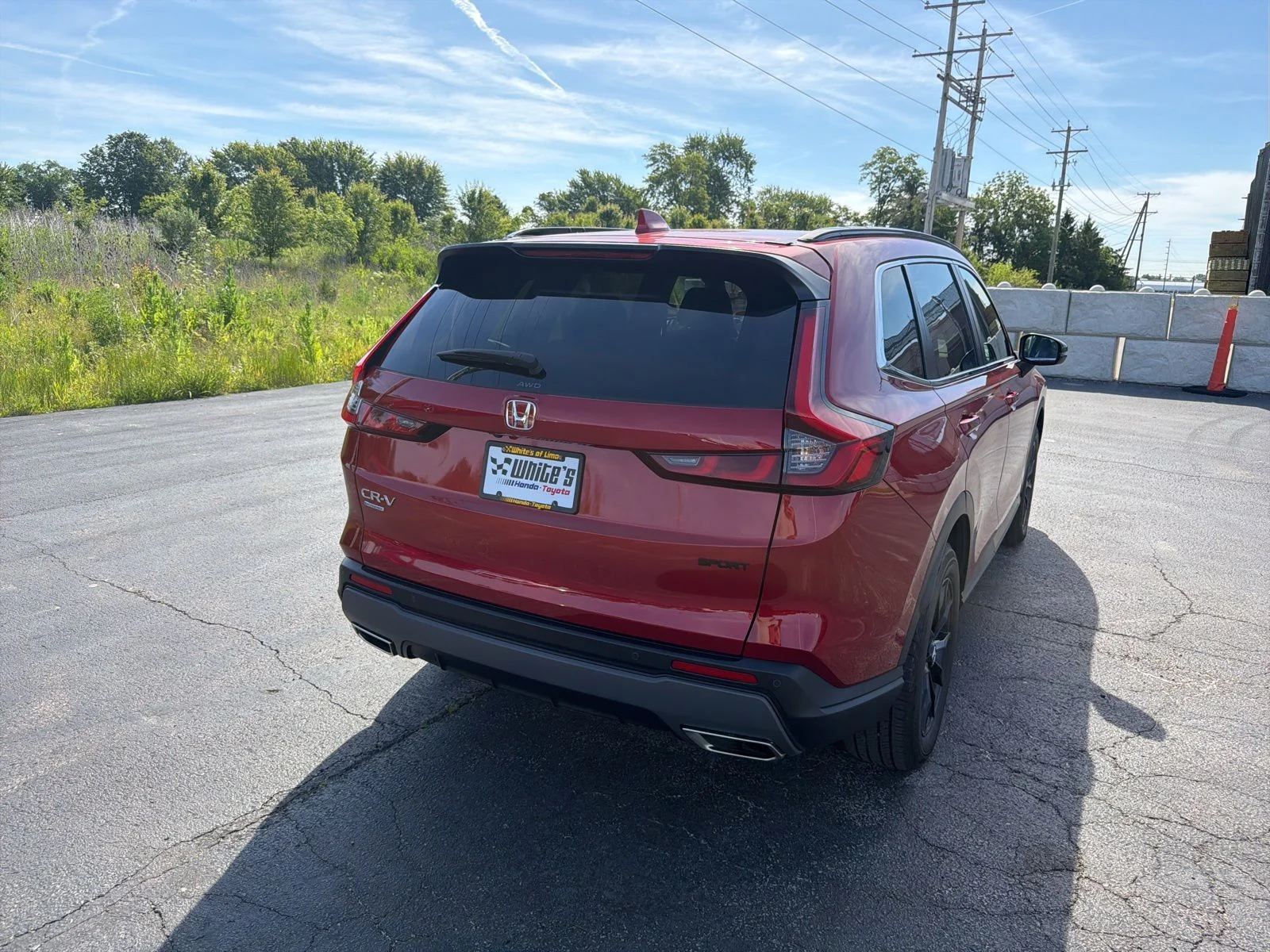 Used 2025 Red Honda Sport-L image 6