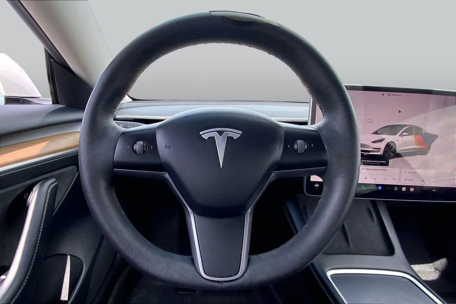 Used 2023 Pearl White Multi-Coat Tesla  image 5