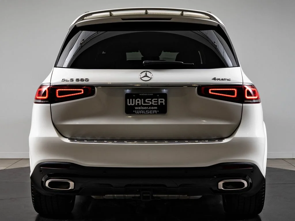 Certified Used 2023 Polar White Mercedes-Benz GLS 580 image 7
