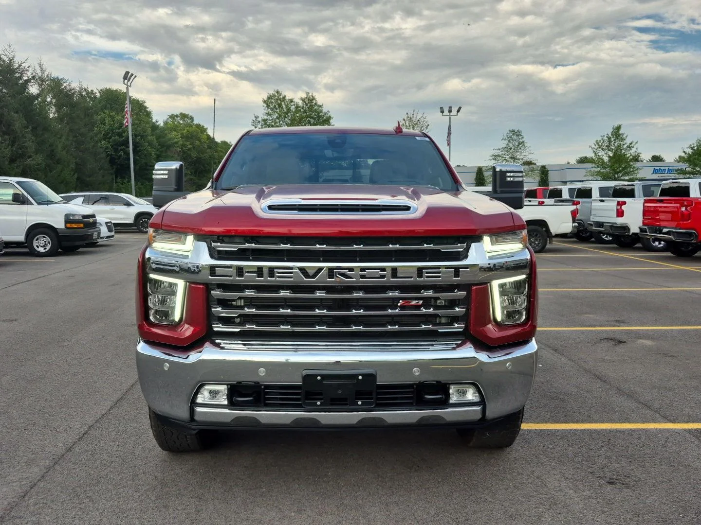 Used 2022 Cherry Red Tintcoat Chevrolet LTZ image 2