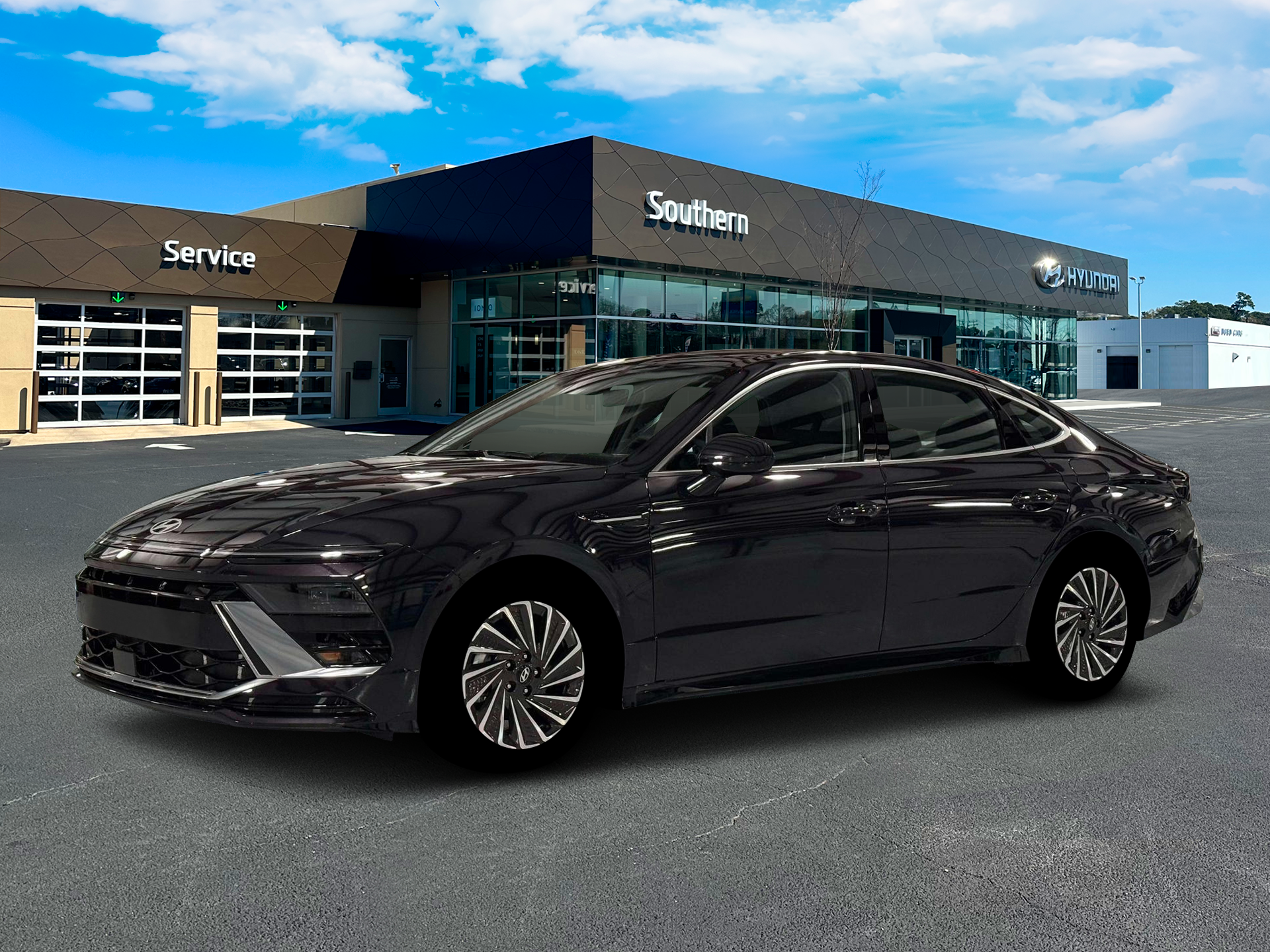 New 2026 Blue Hyundai SEL image 2