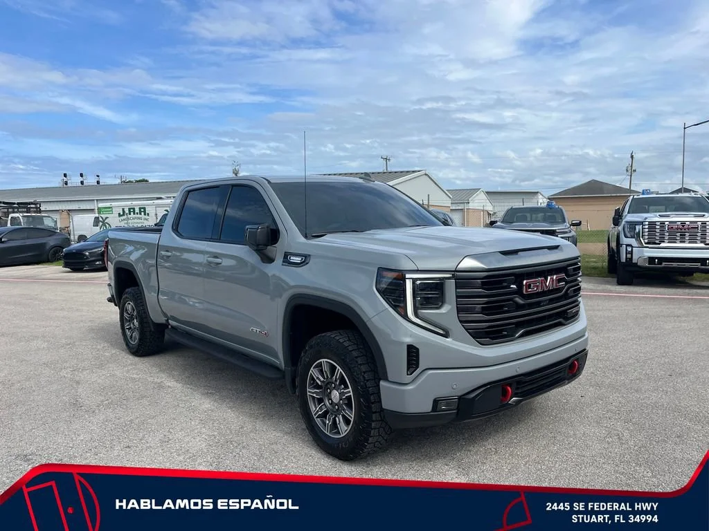 Used 2024 Thunderstorm Gray GMC AT4 image 2