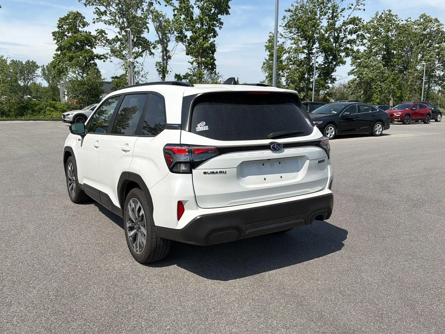 Used 2025 Crystal White Pearl Subaru Touring Hybrid image 6