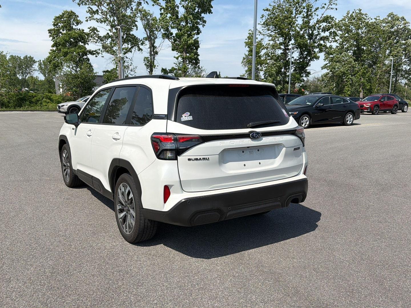 Used 2025 Crystal White Pearl Subaru Touring Hybrid image 6