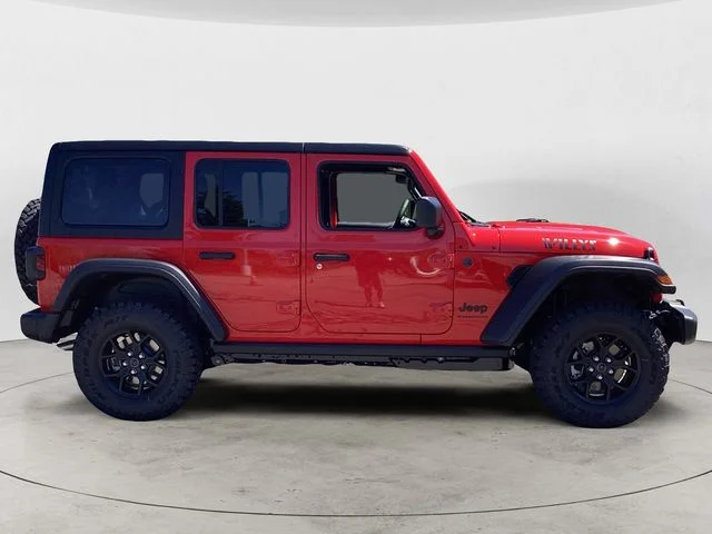 New 2026 Firecracker Red Clearcoat Jeep 4-DOOR WILLYS image 7