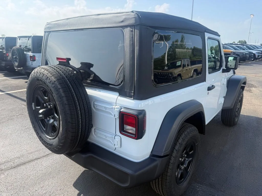 New 2026 Bright White Clear-Coat Exterior Paint Jeep Sport image 3