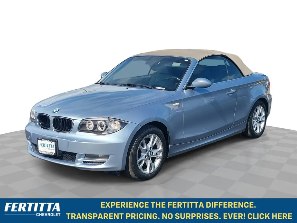 Used 2009 Blue BMW 128i image 1