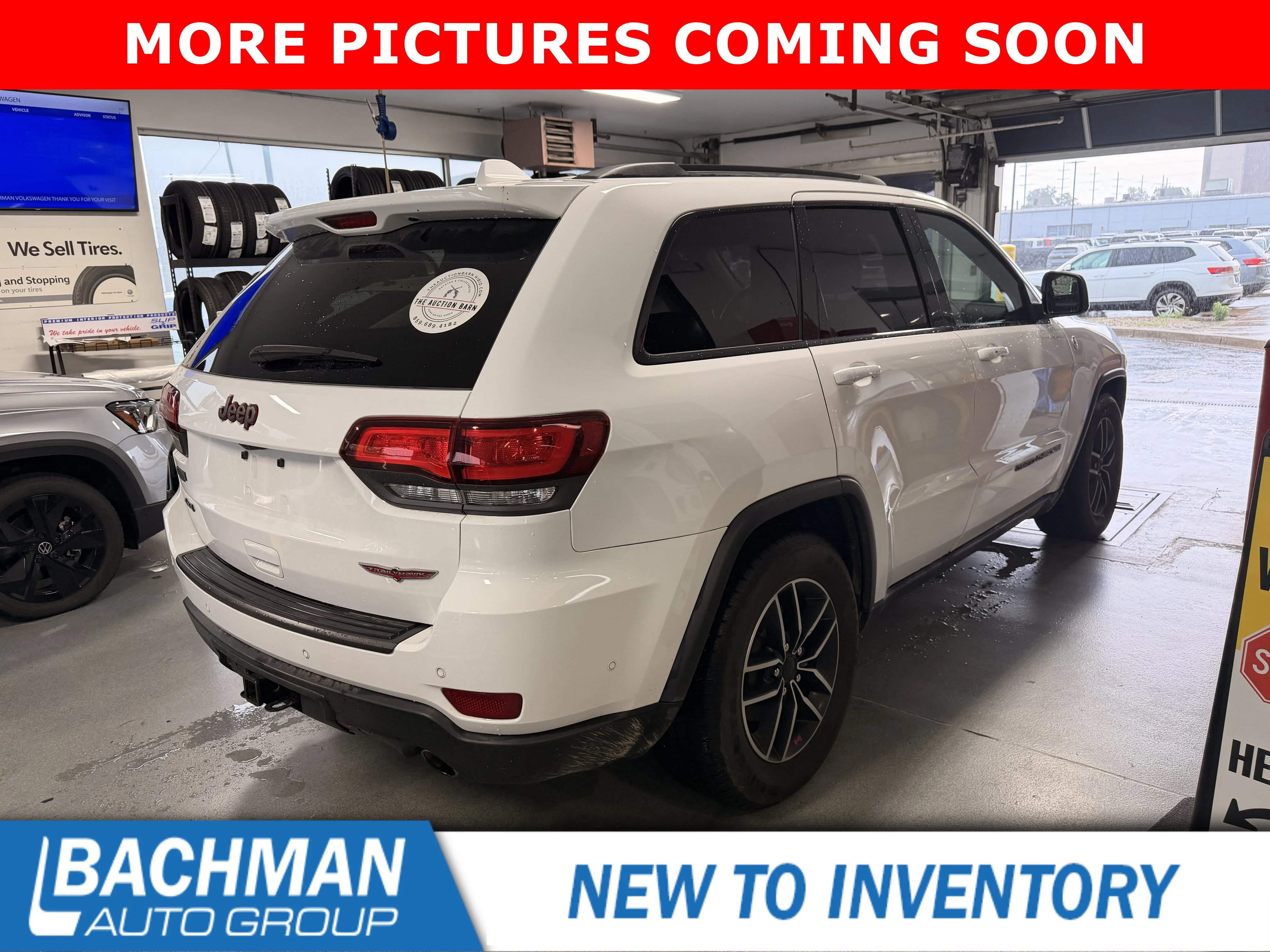 Used 2021 Bright White Clearcoat Jeep Trailhawk image 4