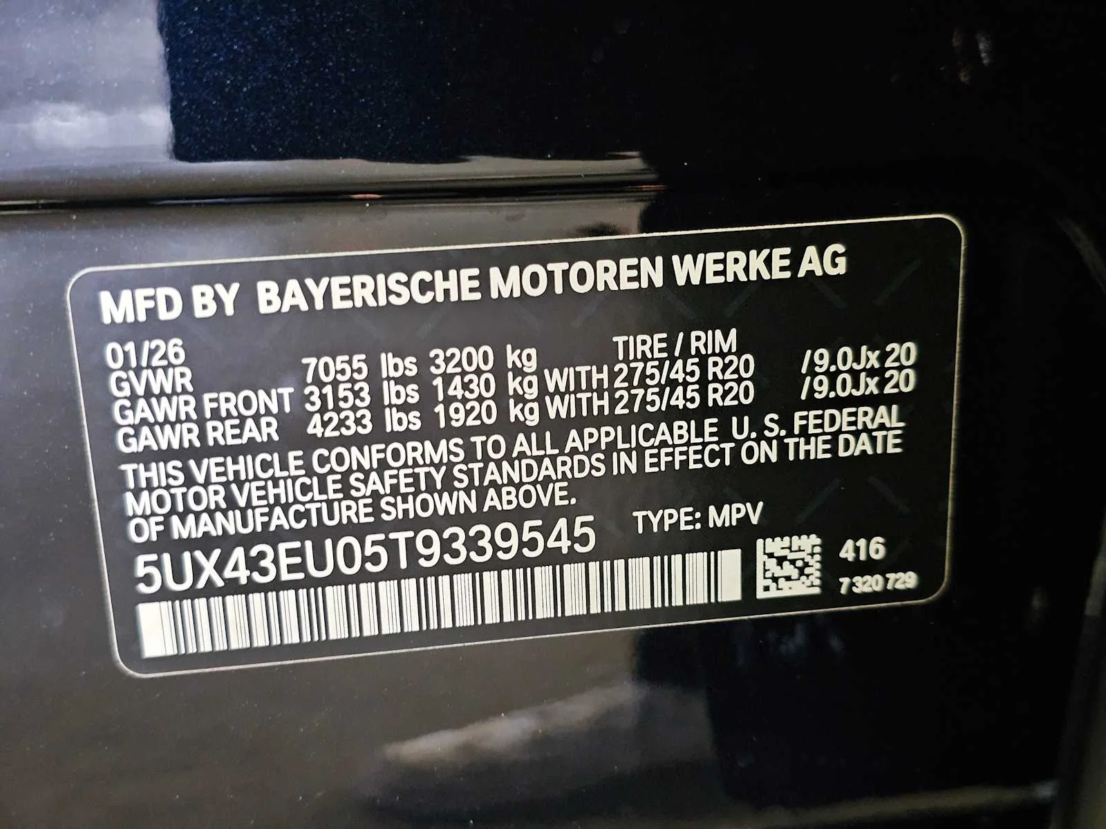 New 2026 Carbon Black Metallic BMW xDrive50e image 43