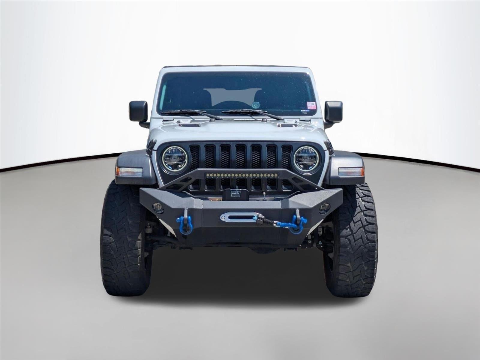 Used 2021 Bright White Clearcoat Jeep Unlimited Sport S image 2