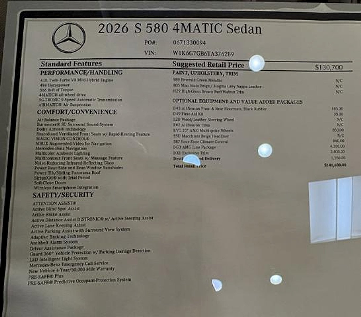 New 2026 Emerald Green Metallic Mercedes-Benz 4MATIC® image 54