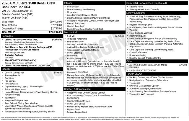 New 2026 Coastal Dune GMC Denali image 29