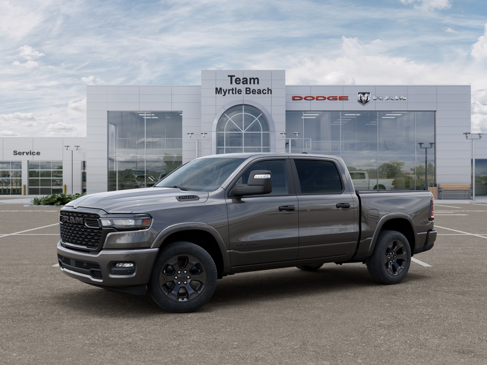 New 2026 Granite Crystal Metallic Clear-Coat Exterior Paint RAM Big Horn/Lone Star image 29