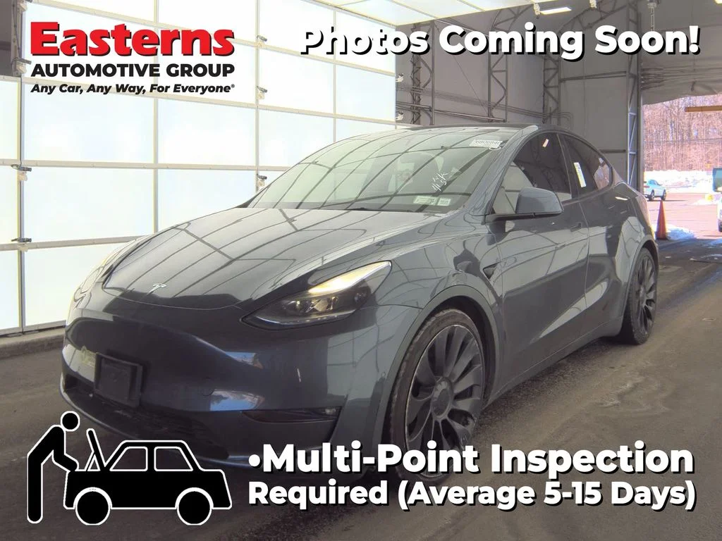 Used 2021 Gray Tesla Performance image 1