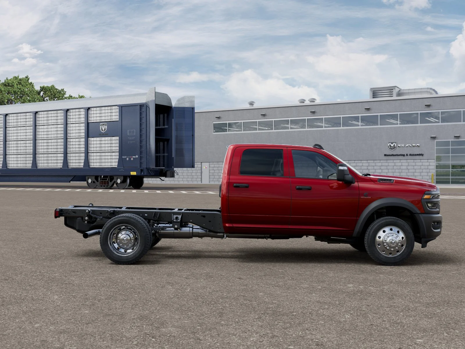 New 2027 Molten Red Pearl-Coat Paint RAM TRADESMAN image 12