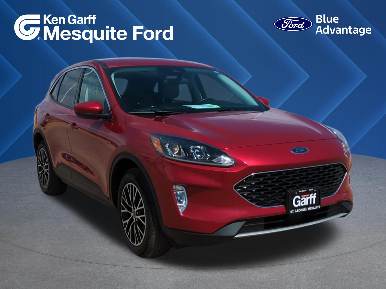 Used 2022 Red Metallic Ford SEL Plug-In Hybrid image 1